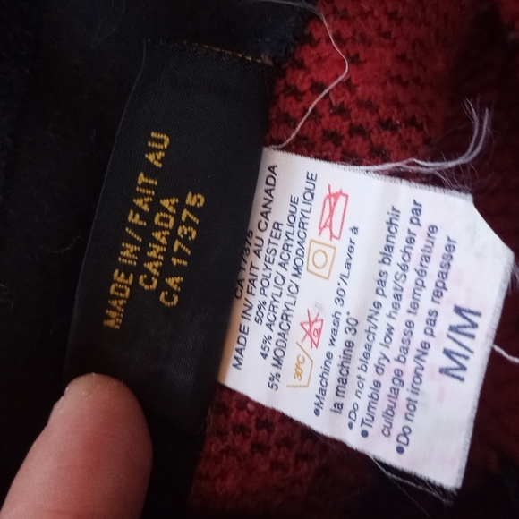 Vintage Marshlands Canada Retro Pattern Fleece Button-Up Sweater - Picture 8 of 8